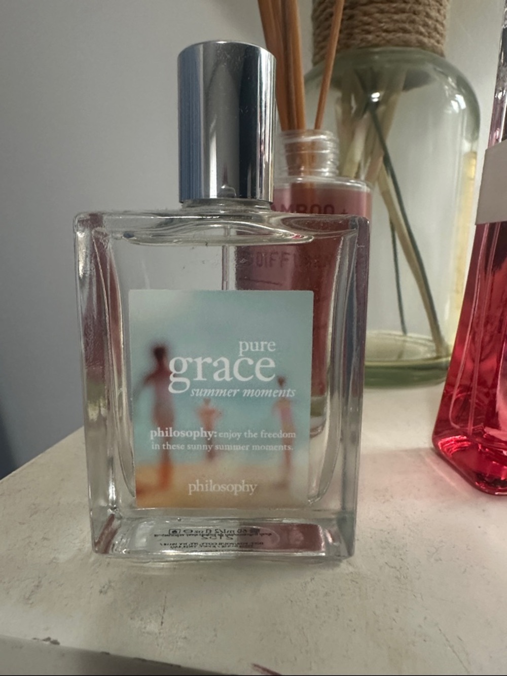 Philosophy Pure Grace Summer Moments - Light Aqua Label & Silver Cap